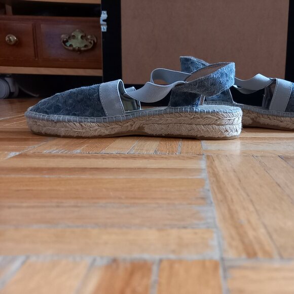 light blue espadrilles VISCATA, size 38 (8), worn twice - Picture 6 of 7